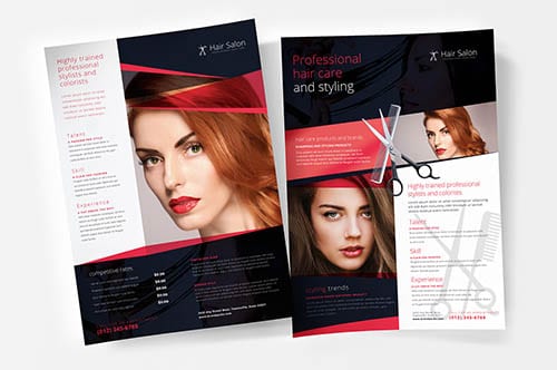 Hair & Beauty Templates in PSD & Vector