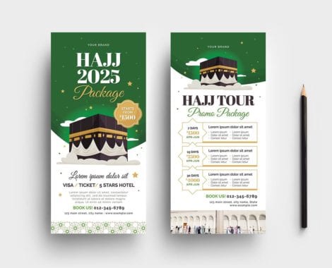 Hajj DL Card Template