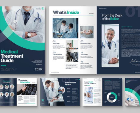 Healthcare Brochure Template in INDD & IDML