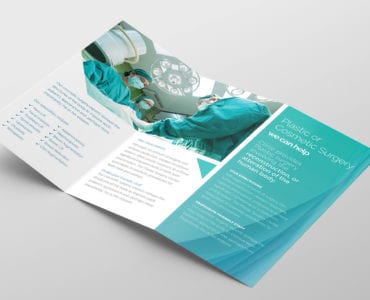 Hospital Tri-Fold Brochure Template Inside
