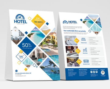 Hotel Table Tent Templates