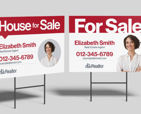 House For Sale Sign Template in AI EPS PSD & Canva