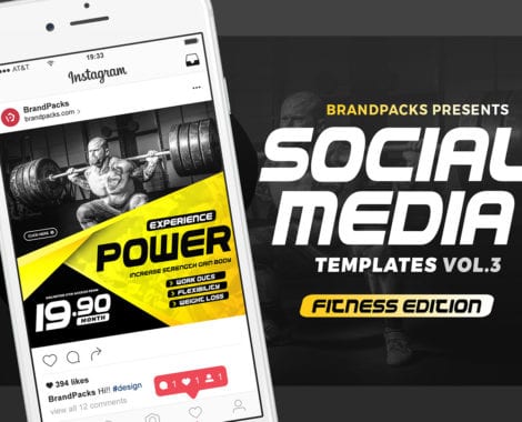 Instagram Templates for Gyms & Fitness