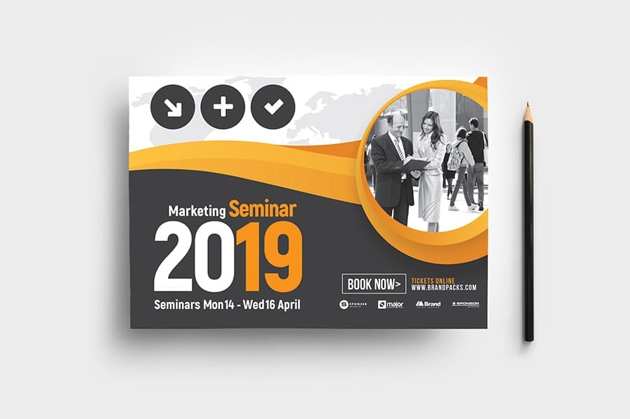 Marketing Seminar Flyer Template