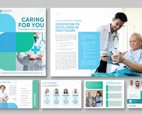 Medical Brochure Template in AI & EPS format
