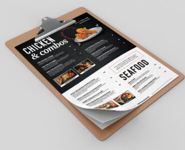 Modern Menu Template (PSD Format)