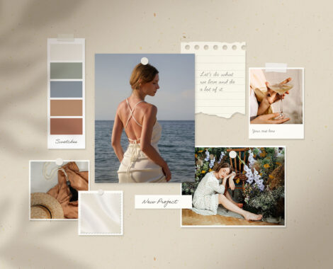 Mood Board Mockup (PSD Format)
