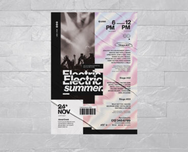 Music Event Poster Template (AI, EPS Format)
