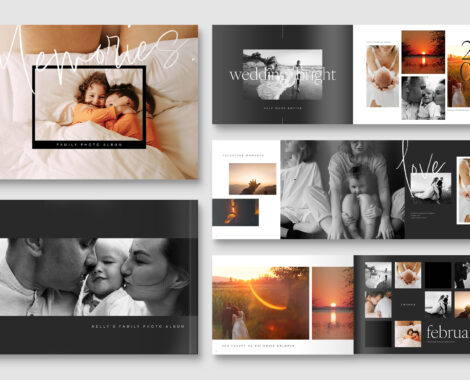 Photo Album in Canva INDD & IDML