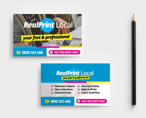 Print Shop Business Card Template