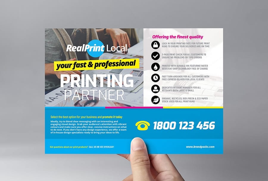Print Shop Flyer Template