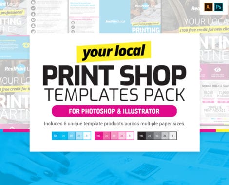 Print Shop Templates Pack