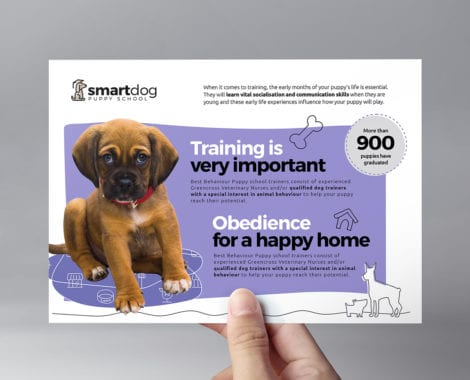 Puppy School Flyer Template