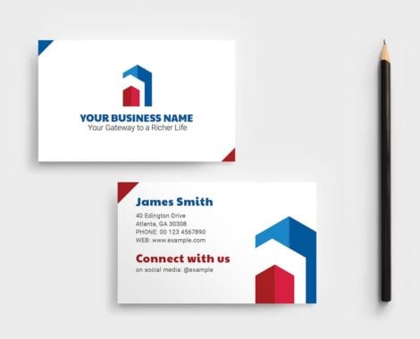 Real Estate Business Card Template Vol.3