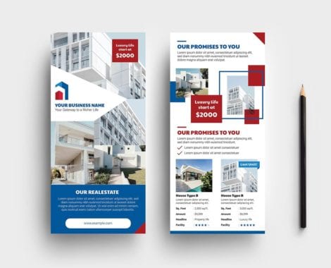 Real Estate DL Card Template Vol.3