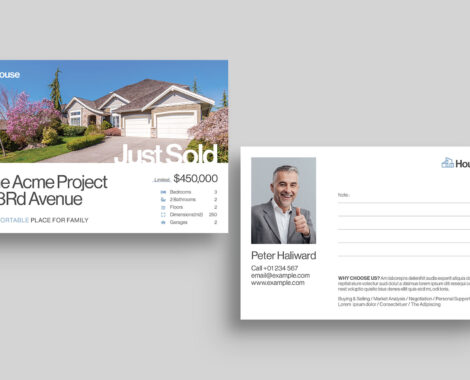 Real Estate Postcard Template in AI EPS INDD & PSD