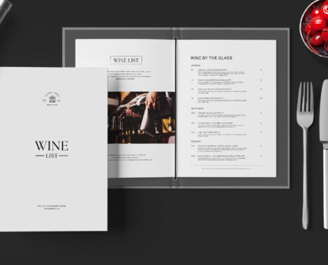 Restaurant Wine List Template in INDD & IDML format