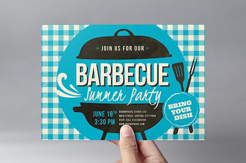 Retro BBQ Flyer Template