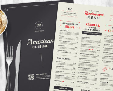 Rustic BBQ Barbecue Menu Templates (PSD, Ai, INDD)