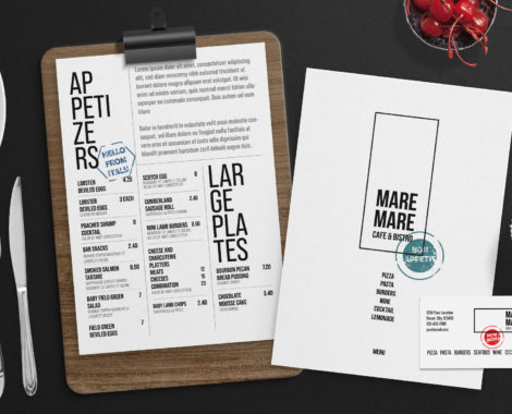 Simple Food Menu Template (PSD Format)