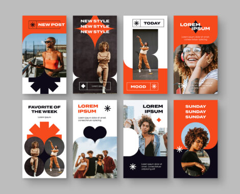 Social Media Story Templates (AI, EPS, PSD, INDD Format)