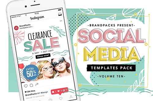Spring Sale Social Media Templates