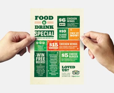 St. Patrick's Day Flyer Template Back