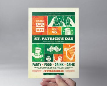 St. Patrick's Day Flyer Template Front