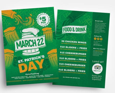 St. Patrick's Day Flyer Templates