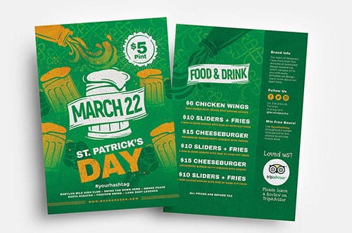 St. Patrick's Day Flyer Templates