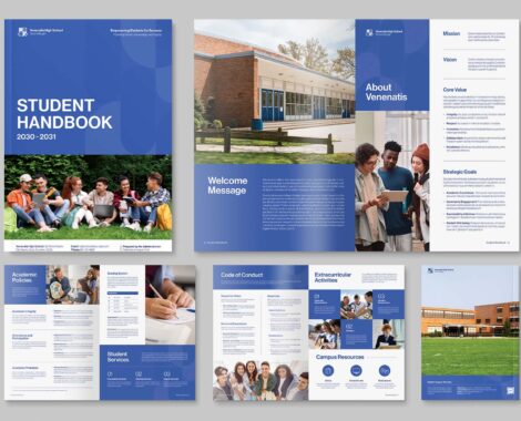 Student Handbook Template in INDD & IDML