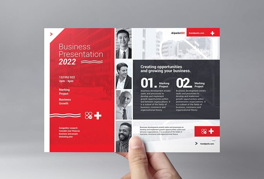Swiss Style Flyer Template