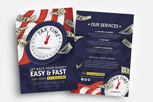 Tax Time Flyer Templates