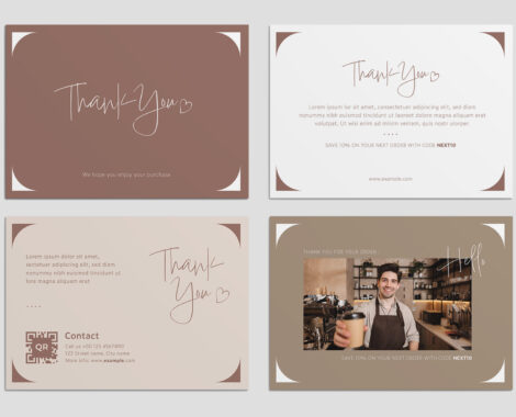 Thank You Card Template (AI, EPS, PSD, INDD)