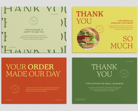 Thank You Card Template in PSD AI