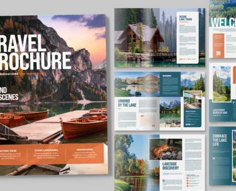 Travel Brochure Template in AI & EPS formats
