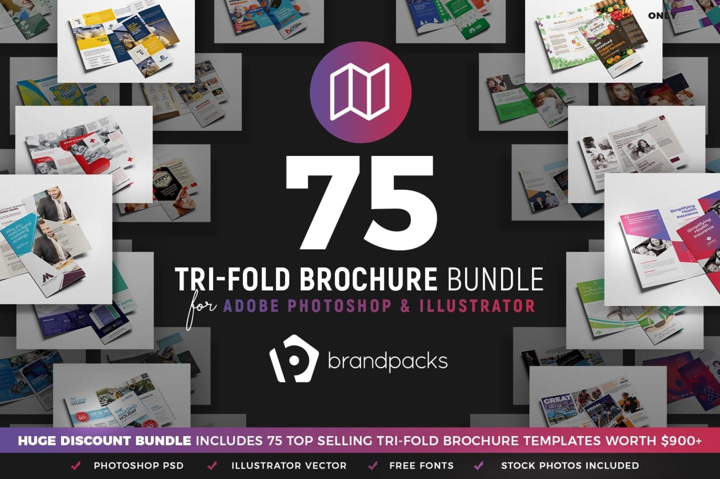 Trifold Brochure Templates Bundle