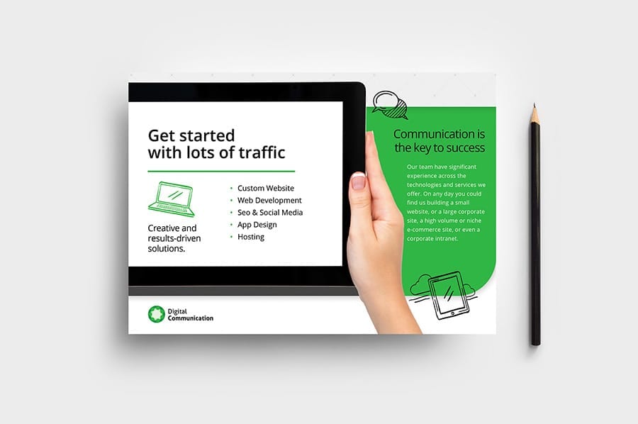 Web Designer Flyer Template