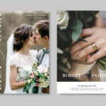 Wedding Day Magazine Template in Canva, InDesign IDML & INDD