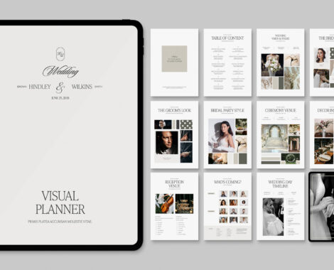 Wedding Planner Template in CAnva, InDesign IDML & INDD
