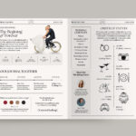 Wedding Program Newspaper Template in Canva, InDesign IDML & INDD