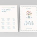 Wedding Welcome Sign & Seating Chart Template in Canva, InDesign IDML & INDD